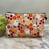 Pouch - Halloween Floral Ghost