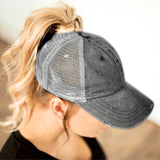 Criss-Cross Ponytail Hat
