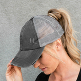 Criss-Cross Ponytail Hat