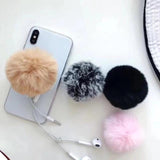 Fluffy Phone Grip Socket