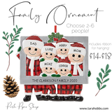 Family Plaid Ornament