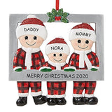 Family Plaid Ornament