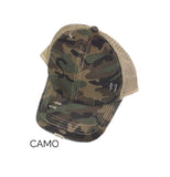 Criss-Cross Ponytail Hat