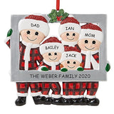 Family Plaid Ornament