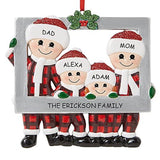 Family Plaid Ornament