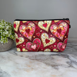 Pouch - Heart, Stained Glass