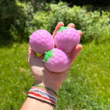 Squishy Toy - Sunlight Color Changing Strawberry, Smaller