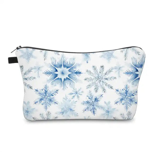 Pouch - Christmas Snowflake 1 - Blue