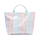 April Vinyl Tote Bag - Stripes