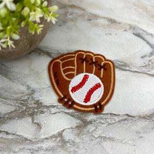 Embroidered Patches - Baseball Glove