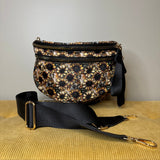 The Roni Nylon Crossbody - Sunflower Dot