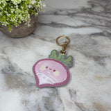 Keychain - Faux Leather Fruit