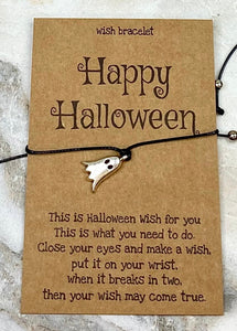 Bracelet - Make a Wish - Halloween Ghost