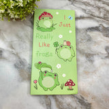 Sticky Note Booklet Set - Frogs
