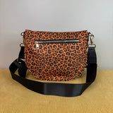 The Roni Nylon Crossbody - Caramel Animal