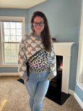 The Roni Nylon Crossbody - Rainbow Animal Print