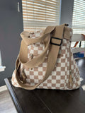 Caitlin Handbag - Corduroy Checker