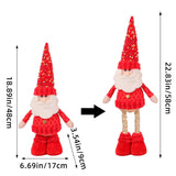 Telescopic Standing Christmas Decor - Red