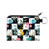 Mini Pouch - Floral Checker