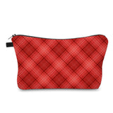 Pouch - Plaid Light Red