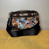 The Roni Nylon Crossbody - Sunflower Cow Wood