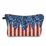 Pouch - America Stars Stripes Drip