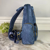 Sydney Denim 2-in-1 Sling + Backpack - Blue