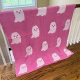 Blanket - Soft Dreams - Double Sided Ghost Pink & White
