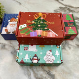 Christmas Gift Box with Crinkle Paper - Small
