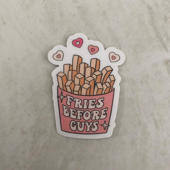 Vinyl Sticker - Love - Fries Before Guys