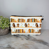 Pouch - Book Owl Bookshelf