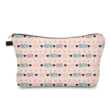 Pouch - Religion, Faith Hope Love Pink