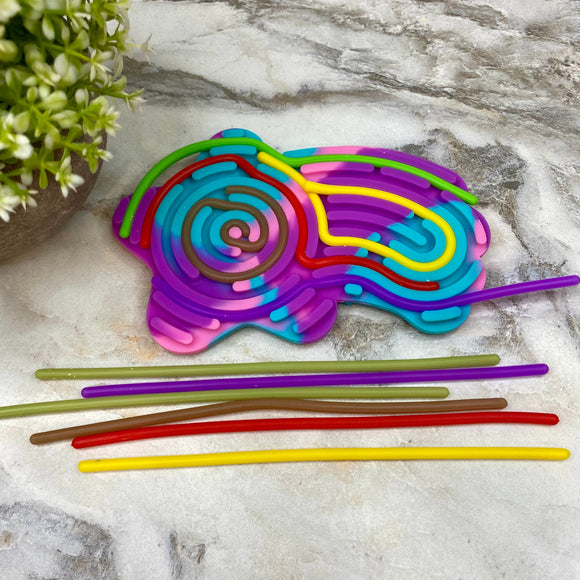 Silicone Sensory Activity Board Toy - Shooting Star