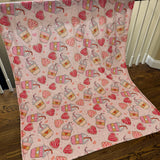 Blanket - Coffee Hearts