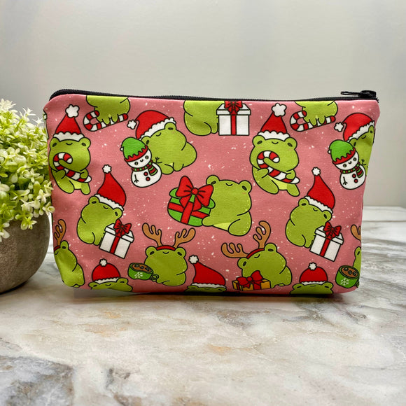 Pouch - Christmas Frog