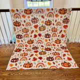 Blanket Halloween #2 - Plaid Pumpkins
