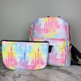 Mini Backpack - Pastel Castle