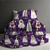 Blanket - Halloween - Ghost Dogs