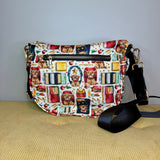 The Roni Nylon Crossbody - Highland Cow School Teacher