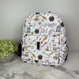 Mini Backpack - Magic Pink White