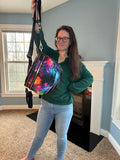 The Roni Nylon Crossbody - Pink Orange Galaxy