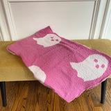 Blanket - Soft Dreams - Double Sided Ghost Pink & White