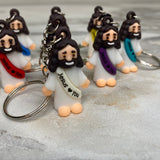 Keychain - Silicone - Religious - Jesus Loves You