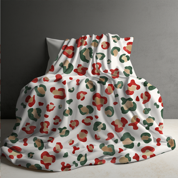 Blanket - Christmas - Animal Print - PREORDER