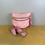 The Roni Nylon Crossbody - Solid Light Pink