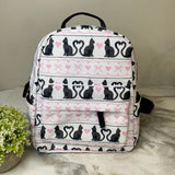Mini Backpack - Cat Heart Bow