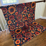 Blanket Halloween #26 - Moody Crimson Floral
