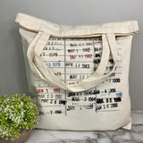 Tote Bag - Library Book Stamped Card - PREORDER