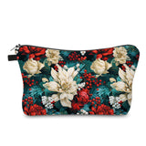 Pouch - Christmas Bold Emerald Floral