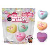 Sticky Bubble Blobbies Toy - Conversation Hearts